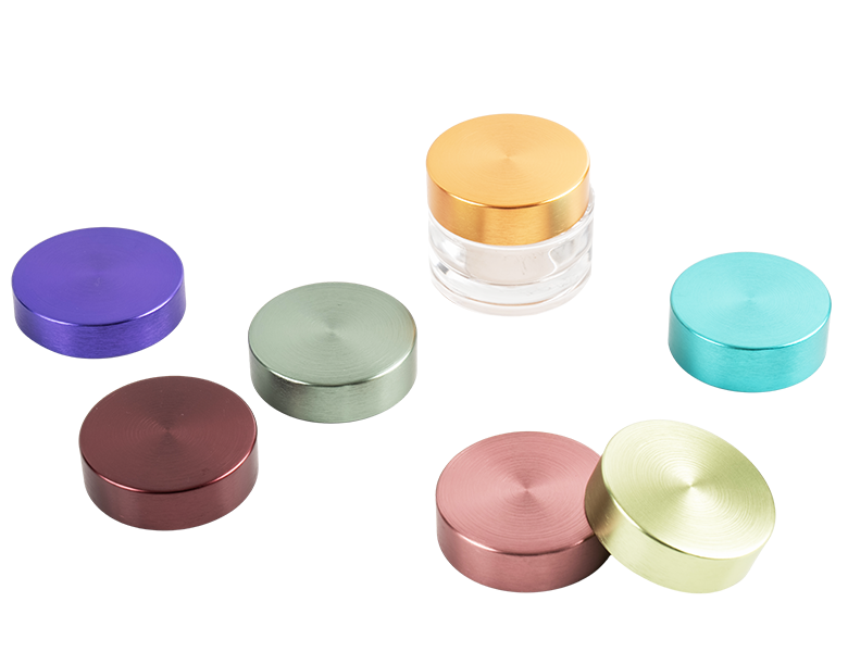 Cap in alluminio-plastica