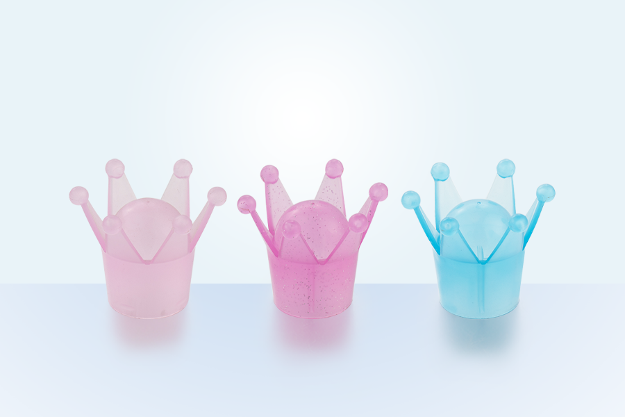 Coperchio di fragranza a corona colorata di plastica