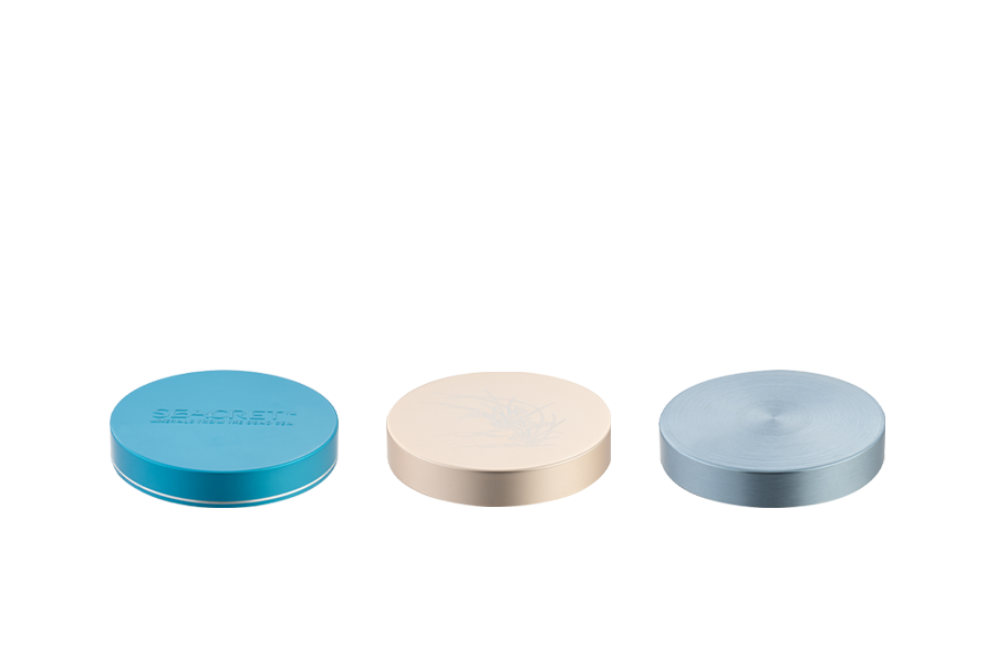89-400-16 LID CREMA ROULD ALLUMINUM-PLASTICA CREMA 250 ml con sigillatura perfetta